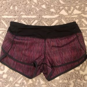 Lululemon speed shorts